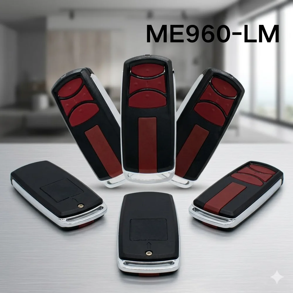 

1-10PCS ME960-LM ME960 LM 132A3202 Replacement Garage Door Remote Control 433.30 433.92 434.54MHz Keychain Transmitter