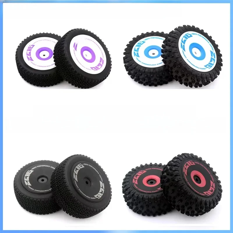 Mise à niveau Wltoys XK d'origine 72 mm 144001 144010 124019 124017 124016 Pneus avant arrière 12mm HEX pour voiture tout-terrain 1/12 1/14 1/16 RC