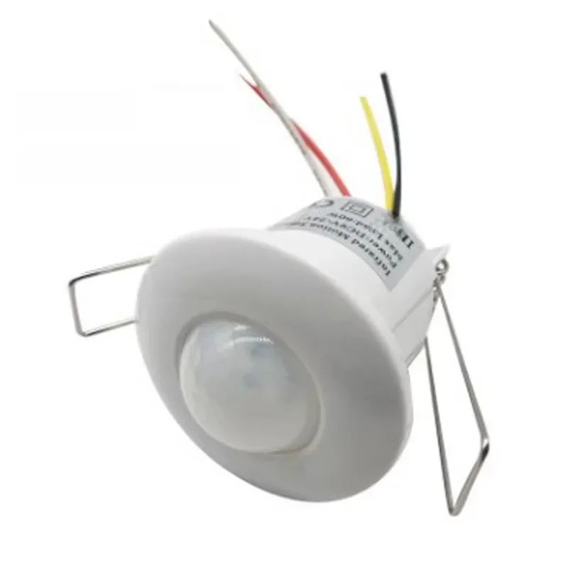 DC12V-24V Mini wpuszczany czujnik ruchu PIR na suficie Przełącznik detektora z wyjściem kontaktowym na sucho — zdjęcie produktu 6