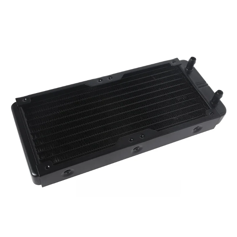 10-rdzeniowy radiator do chłodzenia wodnego komputera z gwintem wewnętrznym G1/4, odprowadzający ciepło do komputera PC, systemu chłodzenia wodnego procesora. — zdjęcie produktu 7