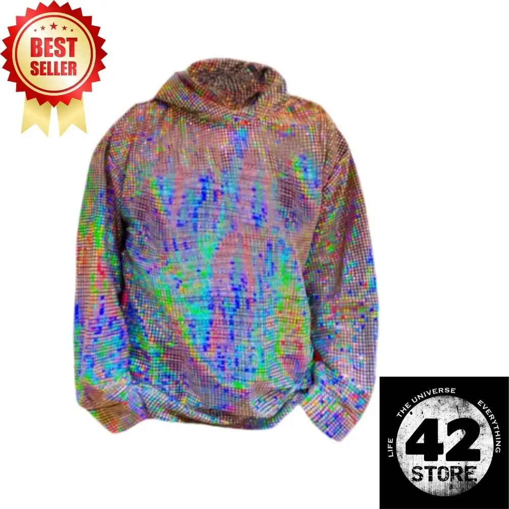 

Disco Ball Shiny Sweatshirt Unisex Handmade