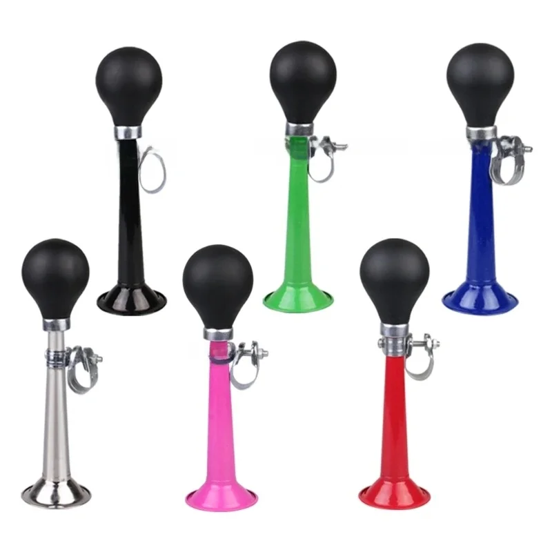 AliExpress 652D Bugle Horn  Clowns Horn Bike Horn Classical  Metal Loudspeaker Bike Air Horn for vehicle Bicycles
