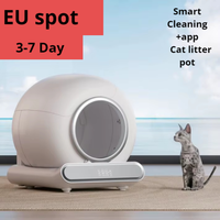 2025 new model 0-3 best-selling automatic intelligent self-cleaning cat trash can smart cat toilet with sensor monitoring system