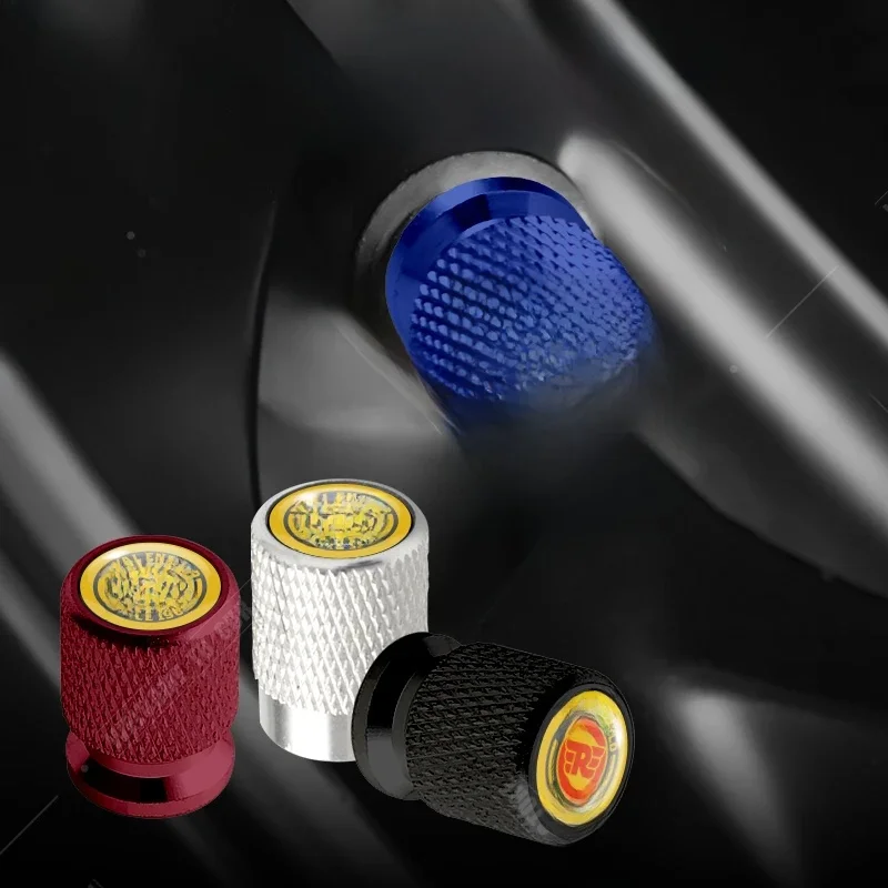 Couvercle de tige de Valve de pneu en aluminium CNC, pour moto Royal Enfield Bullet/Meteor/Classic 350 500 650 400, 4 pièces