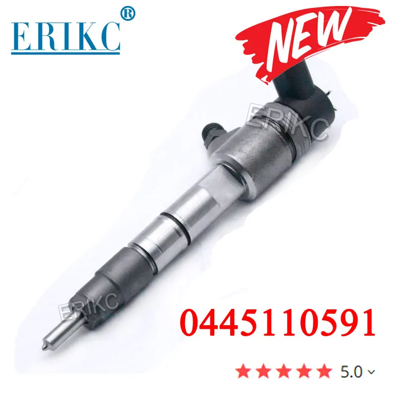 

Diesel Injector 0445110591 Common Rail Fuel Diesel Injector 0 445 110 591 for Engine CRI2-16 LEINUO Shang Chai 0445 110 591