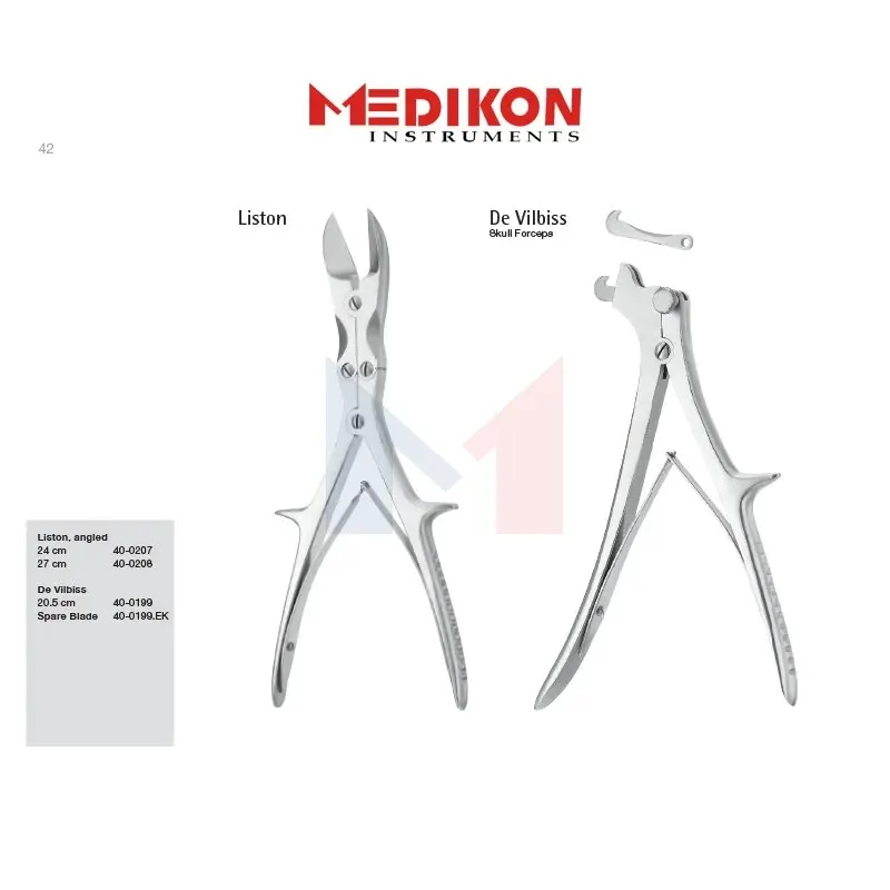 

2 Pieces German Liston Pliers Bone Cutting & Spine Roungers Neurosurgery Neurosurgical Surgical Instruments Hospital Scissors