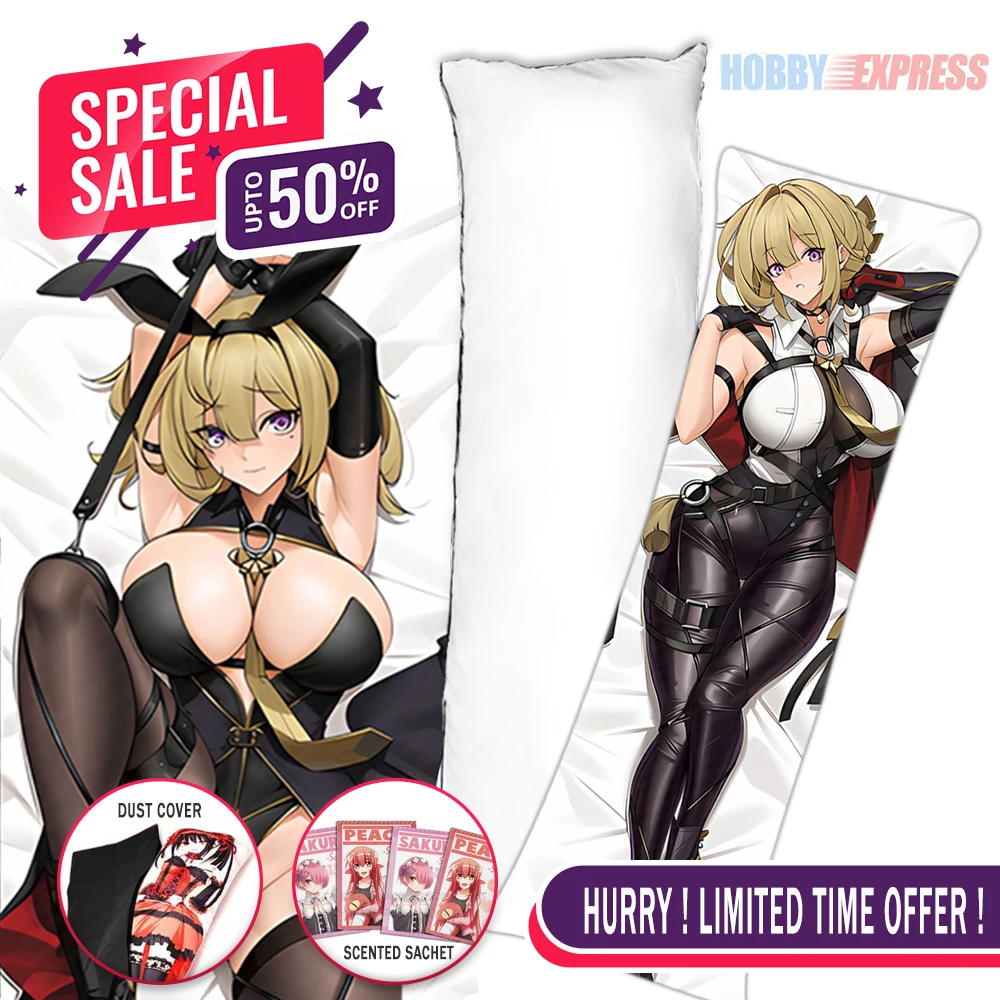 

Hobby Express Anime Dakimakura Japanese Otaku Waifu Life Size Doublesided Hugging Body Pillow Cover Evelyn Chevalier 268181