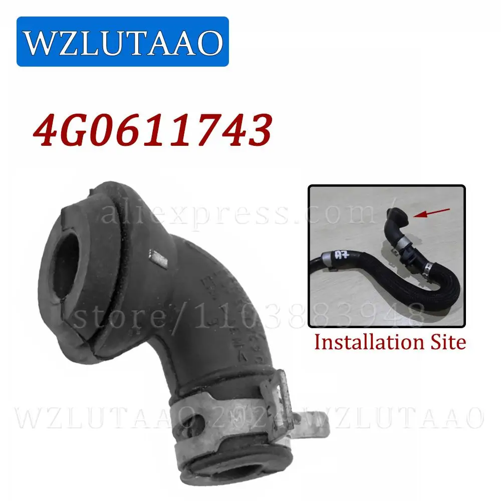 

1/2/5/10pcs Brake Booster Vacuum Grommet Adapter Hose Tube 4G0611743 4G0 611 743 4G0611743D For Audi A6 C7 Quattro 2012-2018