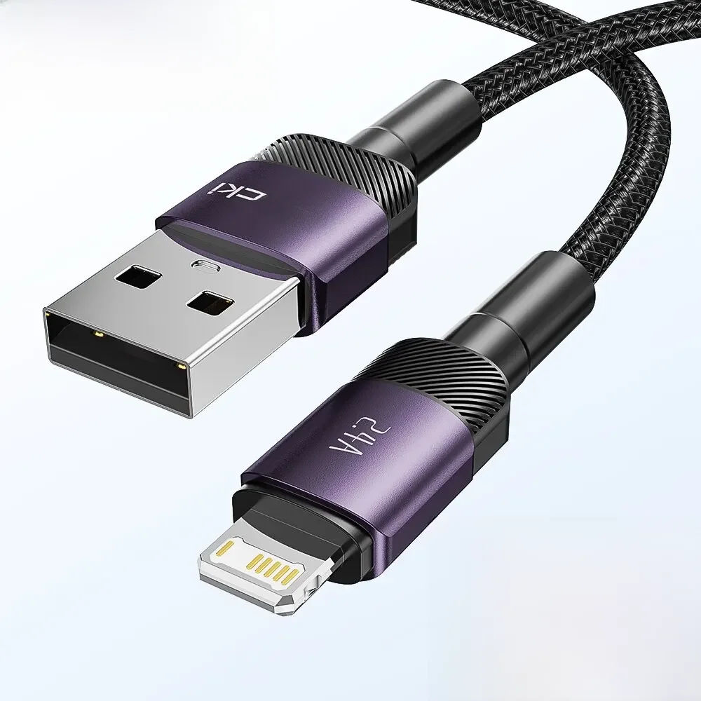 Toocki Kabel USB Lightning do iPhone'a 14 13 12 11 Pro PlusMax Xs Xr 8 Kabel USB do szybkiego ładowania iPhone'a Kabel do ładowania danych — zdjęcie 2
