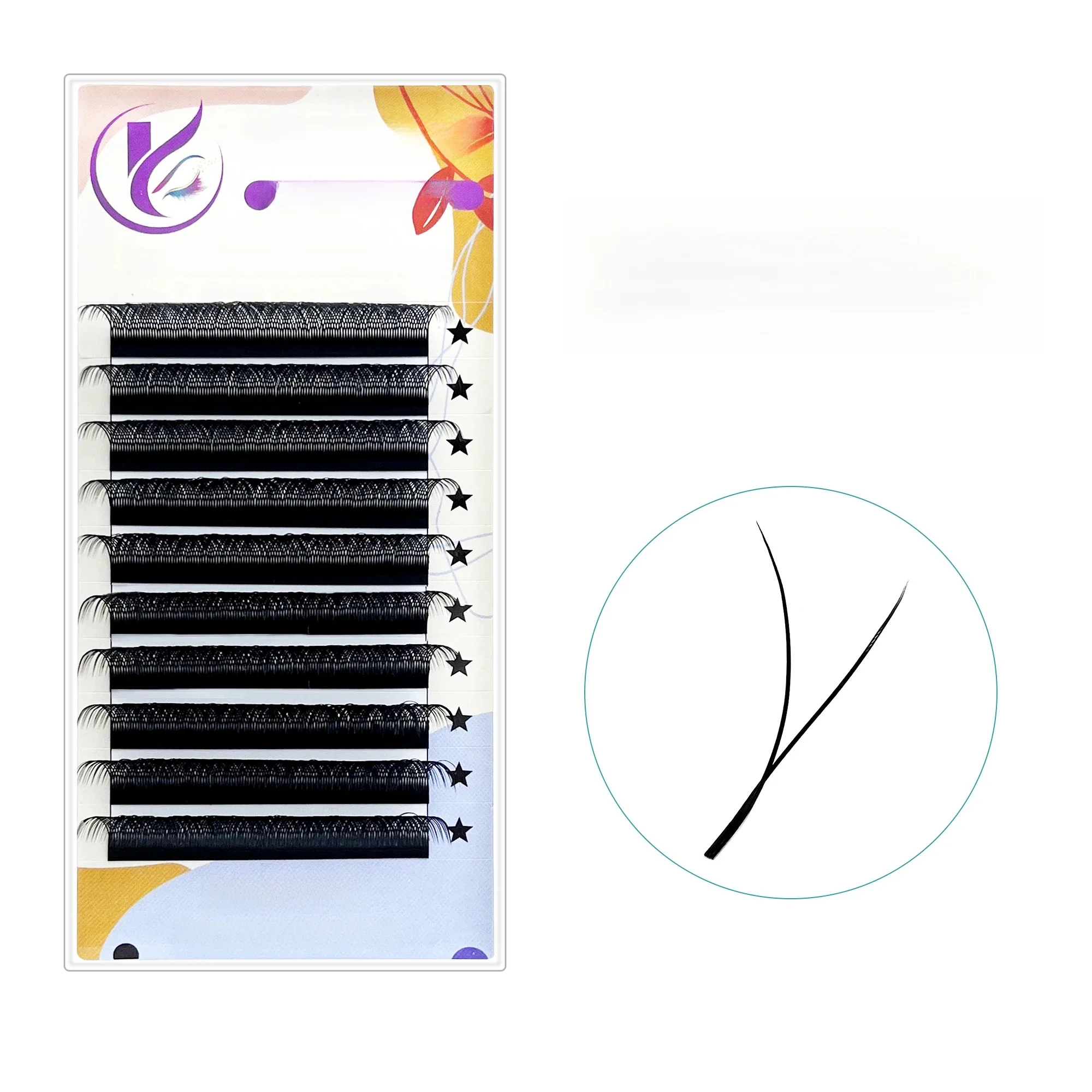 LAKANAKU YY Lash W Volume Fans Eyelashes Przedłużanie rzęs Cilios 3DY/4D/5D/6D/7D/8D Easy Faning Volume Lash Fałszywe rzęsy — zdjęcie 2