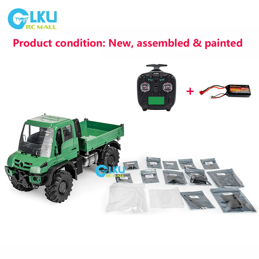 1/14 4*4 U535 Green RC Simulation Alloy Off-road Climbing Car Model