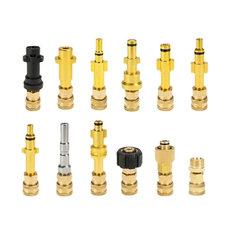 Snelkoppeling Voor Hogedrukreiniger 1/4 "Naar Spuitpistool Toverstaf Lans Bajonetadapter 1/4" Snelkoppelingsmontage Voor Karcher - afbeelding 2