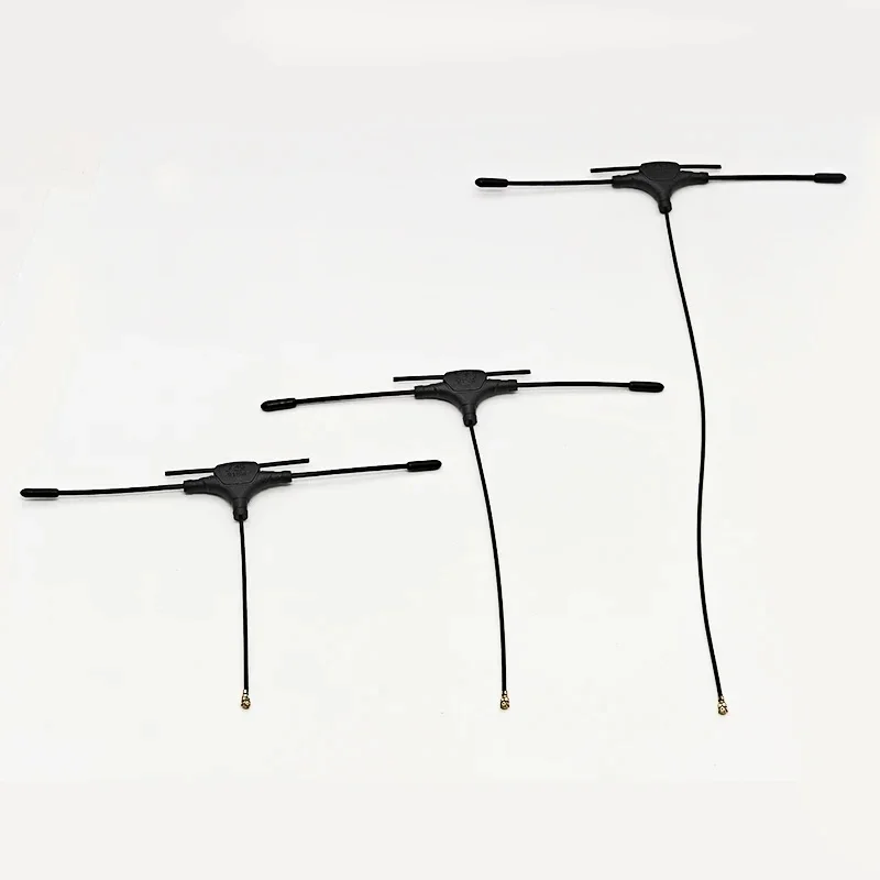 Antenne T double bande 915Mhz/2.4G, longueur 70/110/210MM pour récepteur ELRS, pièce de Drone RC FPV