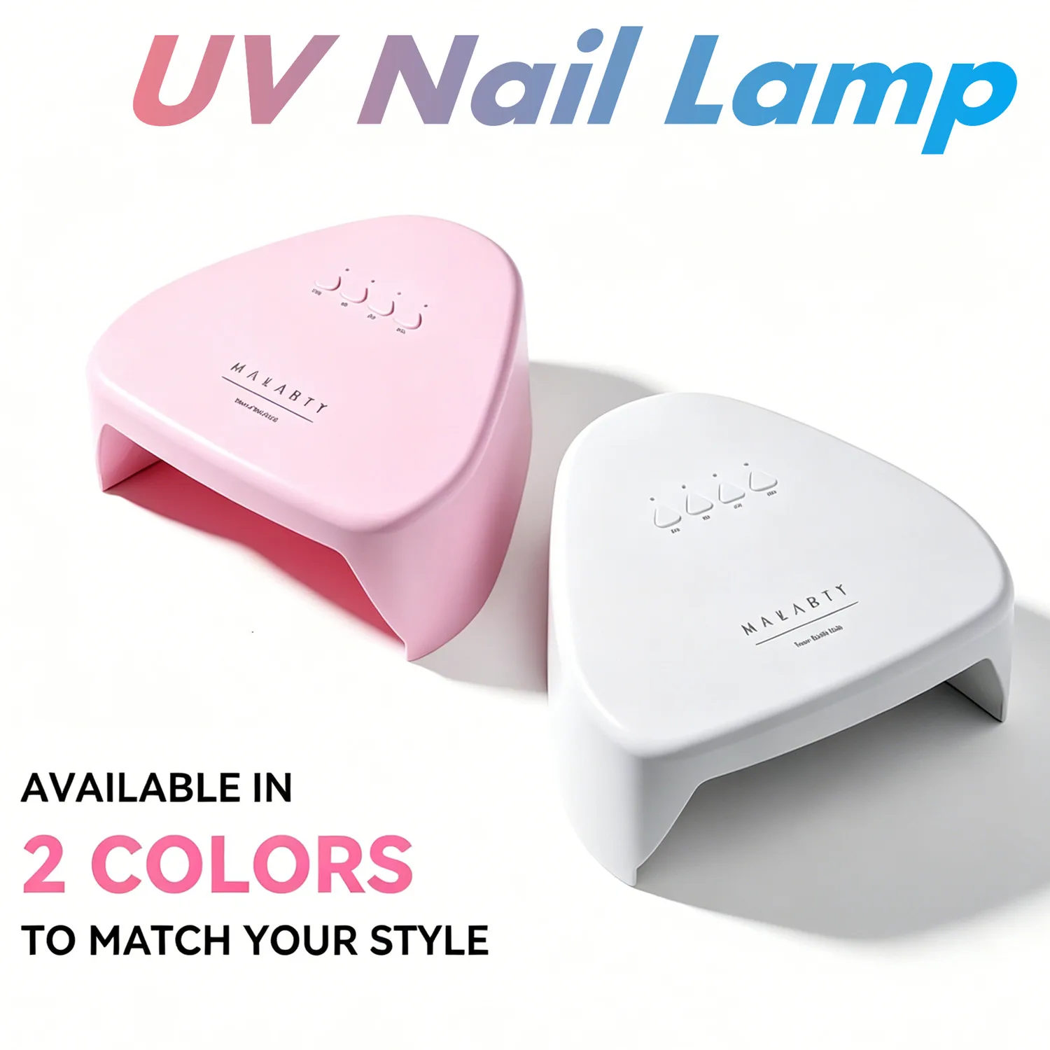 

Makartt Compact Travel UV Nail Lamp Gel Polish Plug-in Nail Dryer 5s Flash Cure 99s Mode Dark Thick Gels Auto Sensor 4 Timers