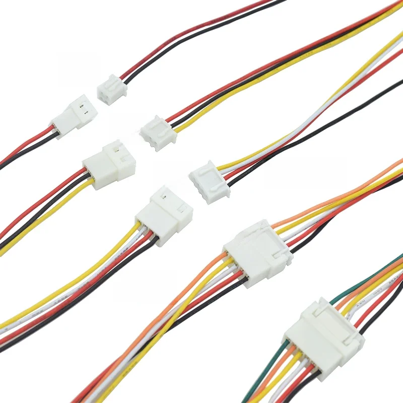 10 par Micro JST XH 2.54 2P 3P 4P 5P 6PIN Męskie żeńskie złącze wtykowe o skoku 2,54 mm z przewodem Kabel do ładowania akumulatora — zdjęcie 2