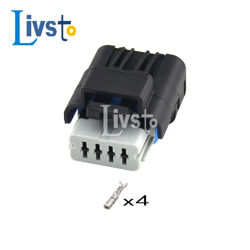 

5/20/50/100 Sets 4 Pin 1.5mm Waterproof FCI Electrical Plug Auto Wire Harness Connector 211PC042S4021 DJ7047C-1.5-21