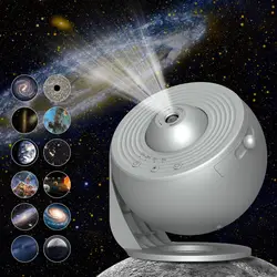 Proyector de planetario para niños y adultos, luz nocturna giratoria de 2024 °, imagen HD, proyector de estrellas, lámpara de galaxia para dormitorio, decoración del hogar, nuevo, 360