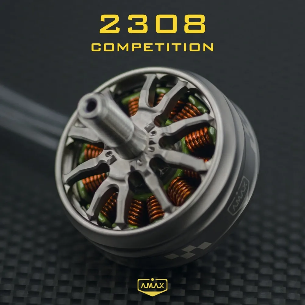 2308 Competition Brushless Motor High Quality Durable 4-8S Freestyle Racing FPV Drone Quad Model Plane 800 1200 1800 2400KV AMAX