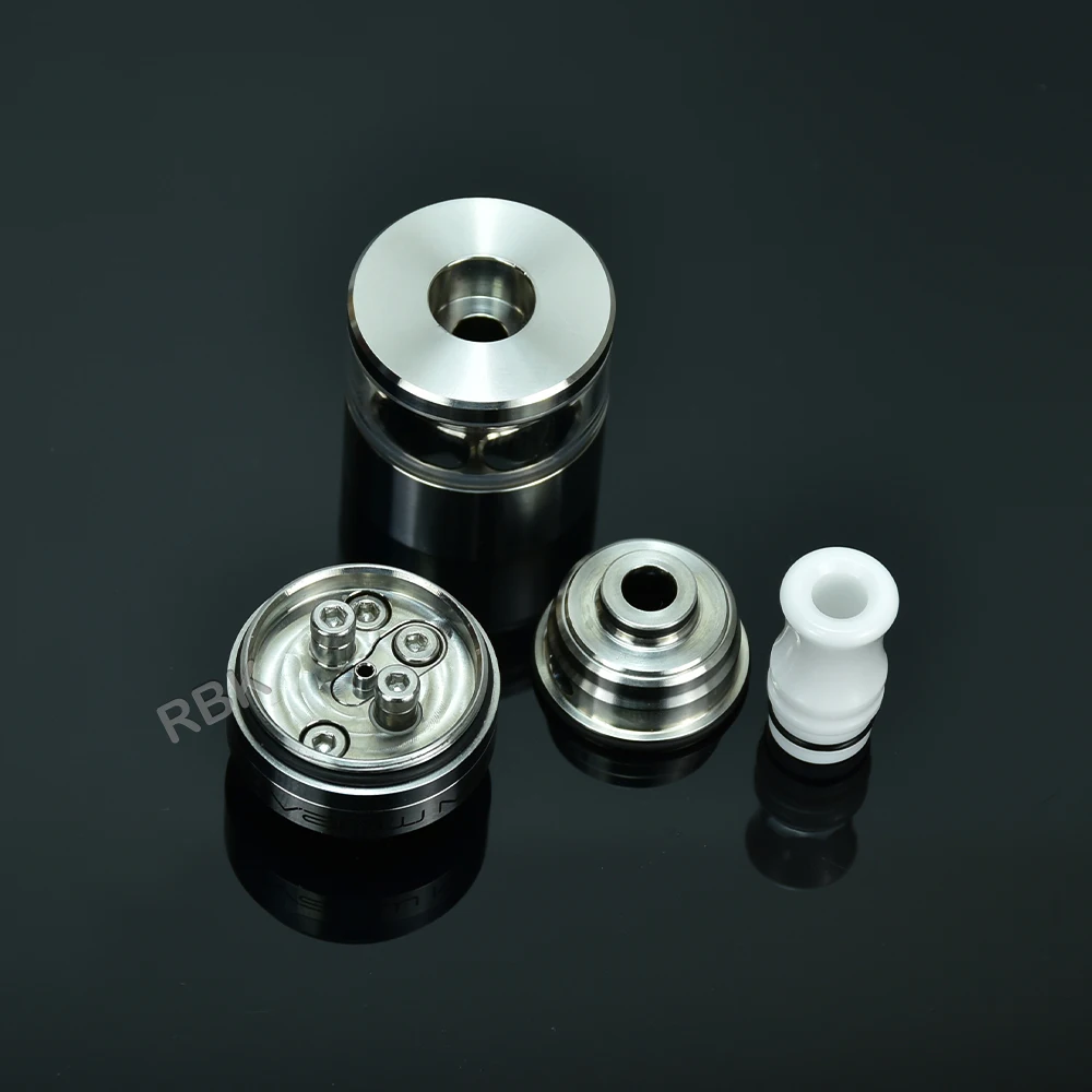 Wolfcoolvape-atomizador de tanque reconstruible de cubierta, bobinas individuales 316ss, tanque de 22mm, Dvarw MTL CL rta, 11 inserciones de aire