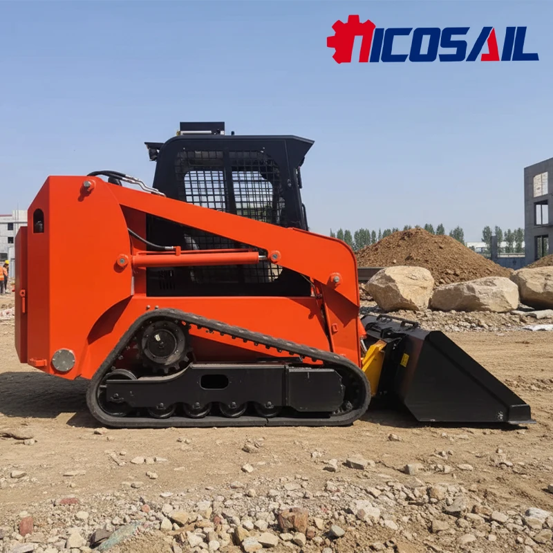 

Compact Crawler Skid Steer Loader CE Certified Multi Purpose Machinery For Construction Farm And Landscaping Work with Deposit