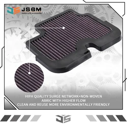 JSBM Motorcycle Washable Air Filter Intake Cleaner For KAWASAKI ER-6N ER6N ER-6F ER6F ER650 EX650 Ninja 650R 2009 2010 2011
