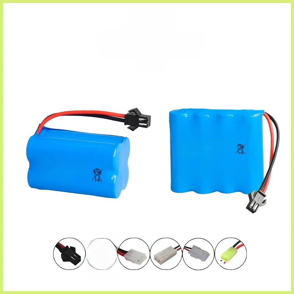 4.8V 1400mAh RC Auto Batterij Vrachtwagens Speelgoed Oplaadbare Batterijen AA NI-CD Batterij Voor Rc Speelgoed Auto's Tanks Robots Guns Boten - afbeelding 2