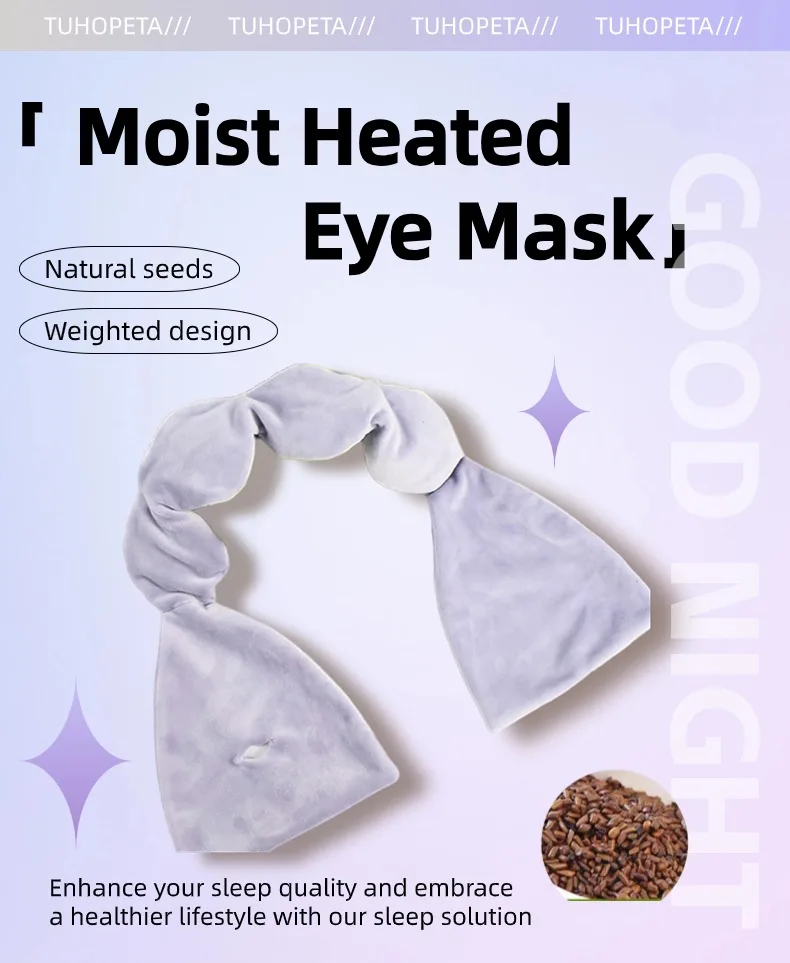 

Tuhopeta Gentle Pressure Sleep Mask Light Blocking Design for Sleeping, Traveling & Relaxation