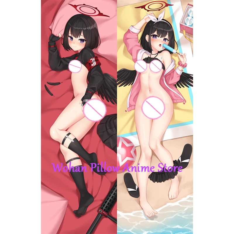 

Dakimakura Anime Pillow Cover Shizuyama Mashiro Double Sided Print Life-size Halloween Christmas Decoration