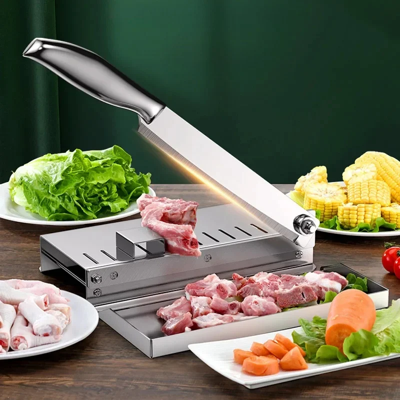 Multifunctional Meat Slicer Frozen Chicken Duck Fish Fish and Lamb Bone Cutting Machine Beef Mutton Vegetable Cutter