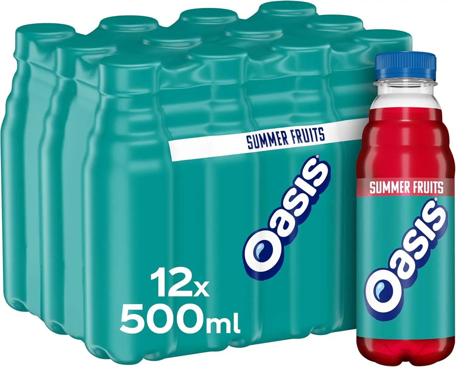 Oasis Summer Fruits Juice 500 Ml (pack Of 12)