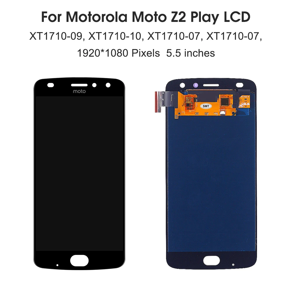 AMOLED Screen For Motorola Moto Z Play XT1635-02 MOTO Z2 Play XT1929 LCD Display Touch Screen For MOTO Z3 Play XT1929 Display