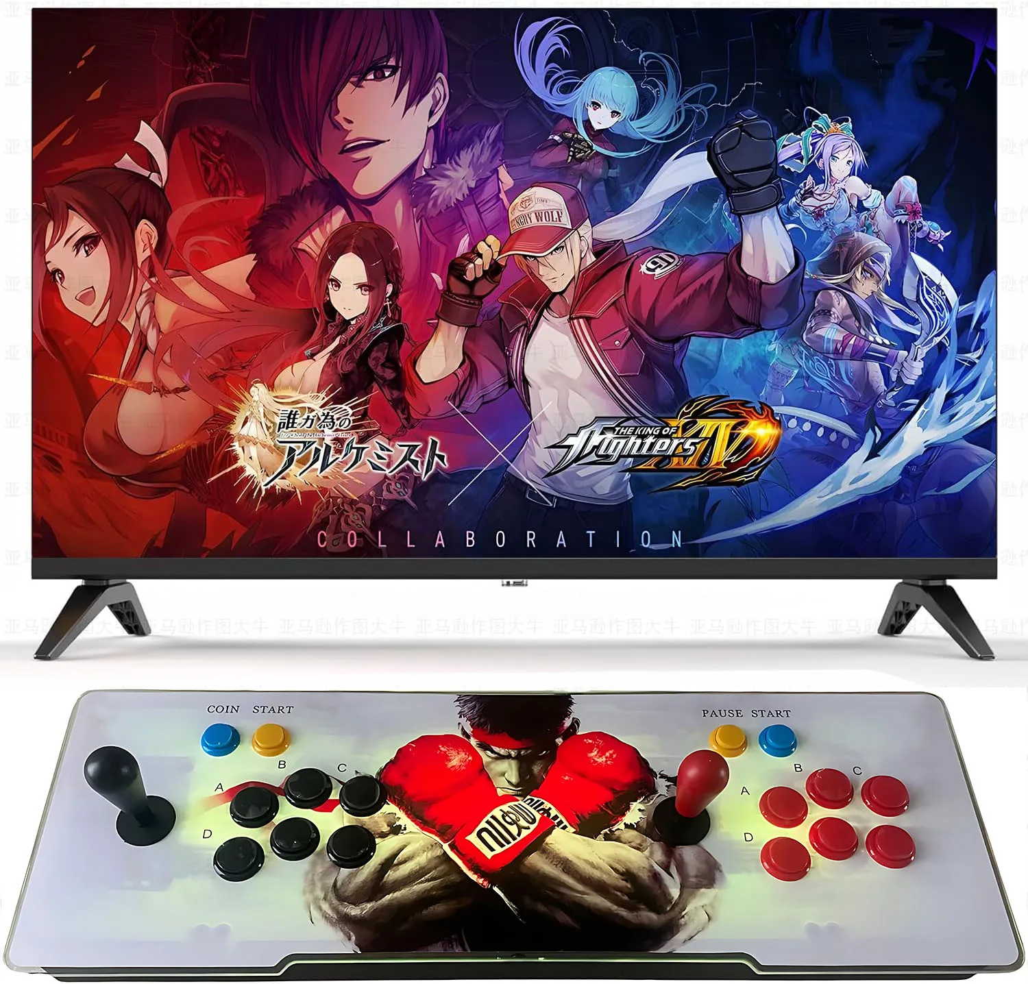 Maquina Arcade 2026.Consola de Juegos , Juegos Retro, 2-4 Jugadores, Compatible con Juegos 3D para PC, proyector y TV