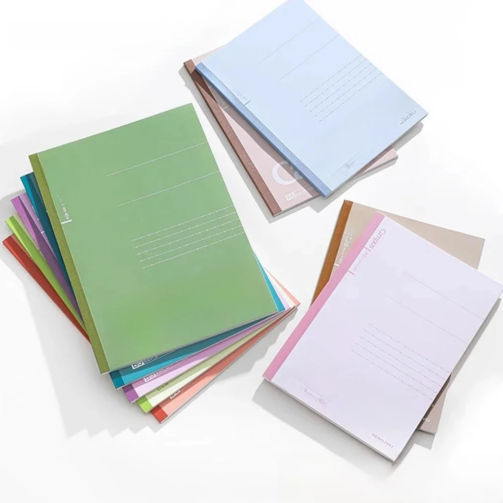 4 szt. Notatniki KOKUYO Campus, bezszwowe, format A5/B5, 40 stron, gruby papier, dziennik dla dzieci, artykuły szkolne i biurowe — zdjęcie produktu 7