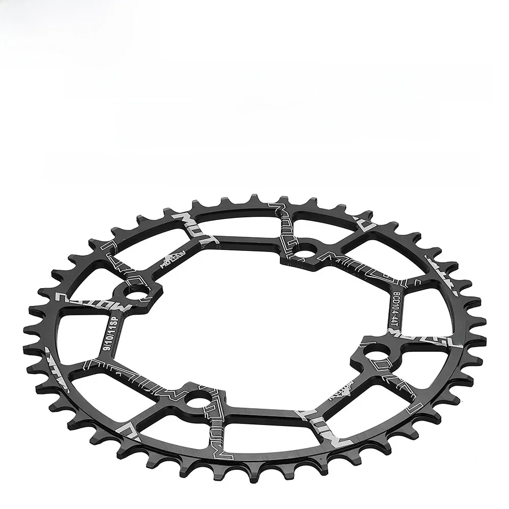 AliExpress MOTSUV Bicycle 104BCD Positive And Negative Tooth Single Disc Narrow Wide Chainring 30T32343652T ChainWheel MTB Bike Accessories