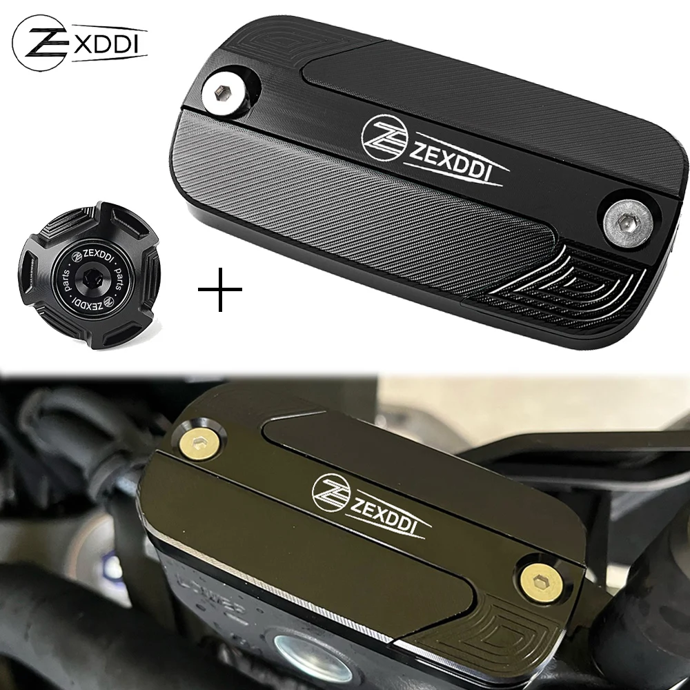 

ZEXDDI Oil Tank Cover Fit For HONDA NX500 500NX NX 500 2023 2024 2025 Motorcycle Rear Front Brake Reservoir Clutch Fluid Cap