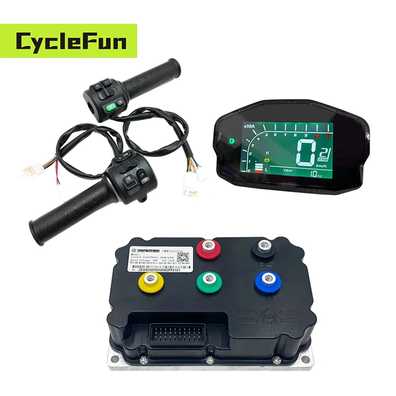 

2KW-3KW FarDriver ND72300 48V-72V 100A Controller With DKD YXT Display Screen T08 Throttle Electric Scooter Conversion Kit
