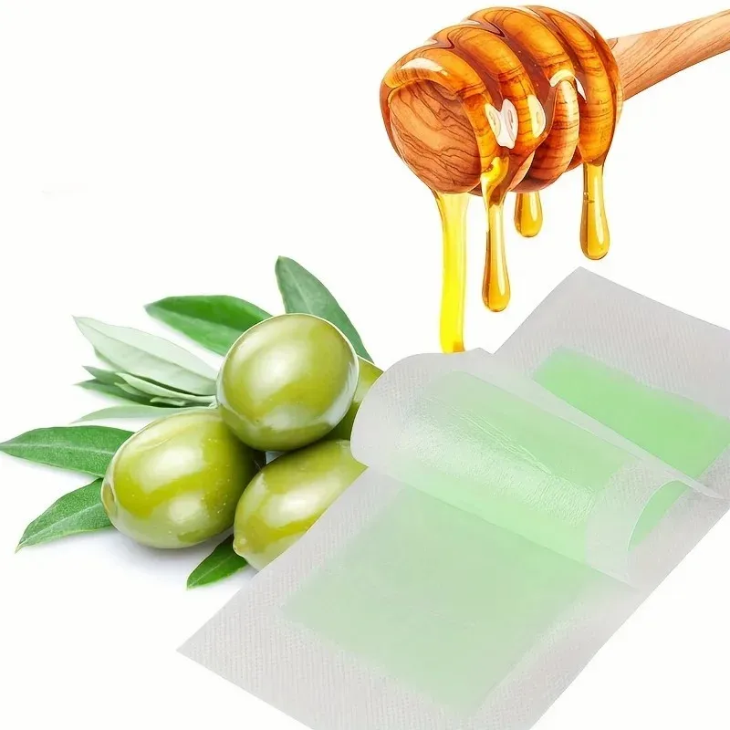 شرائط شمع احترافية لإزالة الشعر لإزالة الشعر في الصيف، ورق شمع بارد مزدوج الجوانب للوجه والجسم الساق مفيد