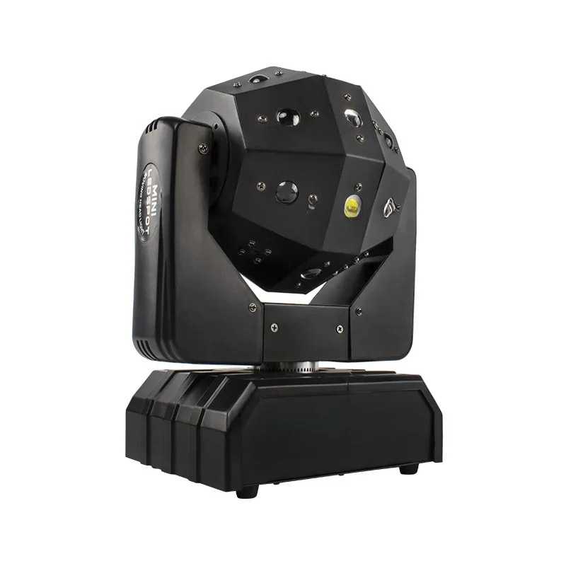 SHEHDS 1 stücke 16X3W Laser Strahl Fußball Moving Head Licht Disco DJ Konzert Publikum Ausrüstung Weihnachten Dekoration