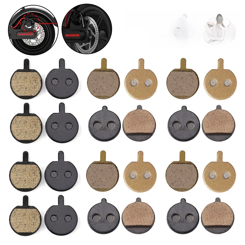 AliExpress NONE 1-5Set 10 Inch Electric Scooter Brake Pads Kick Scooter Replacement Parts for KUGOO Skateboard Folding Bike Brake Pads