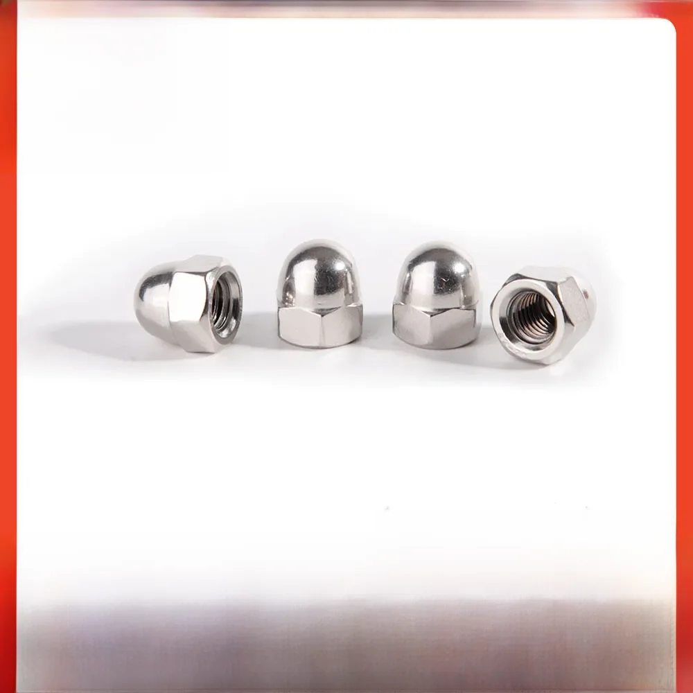 M5 M6 M8 M10 M12 M14 M16 M20 DIN1587 A4-80 Acorn Kg 316 En Acier Inoxydable Hexagonale Cap Écrou Bombé Kg pour La Décoration