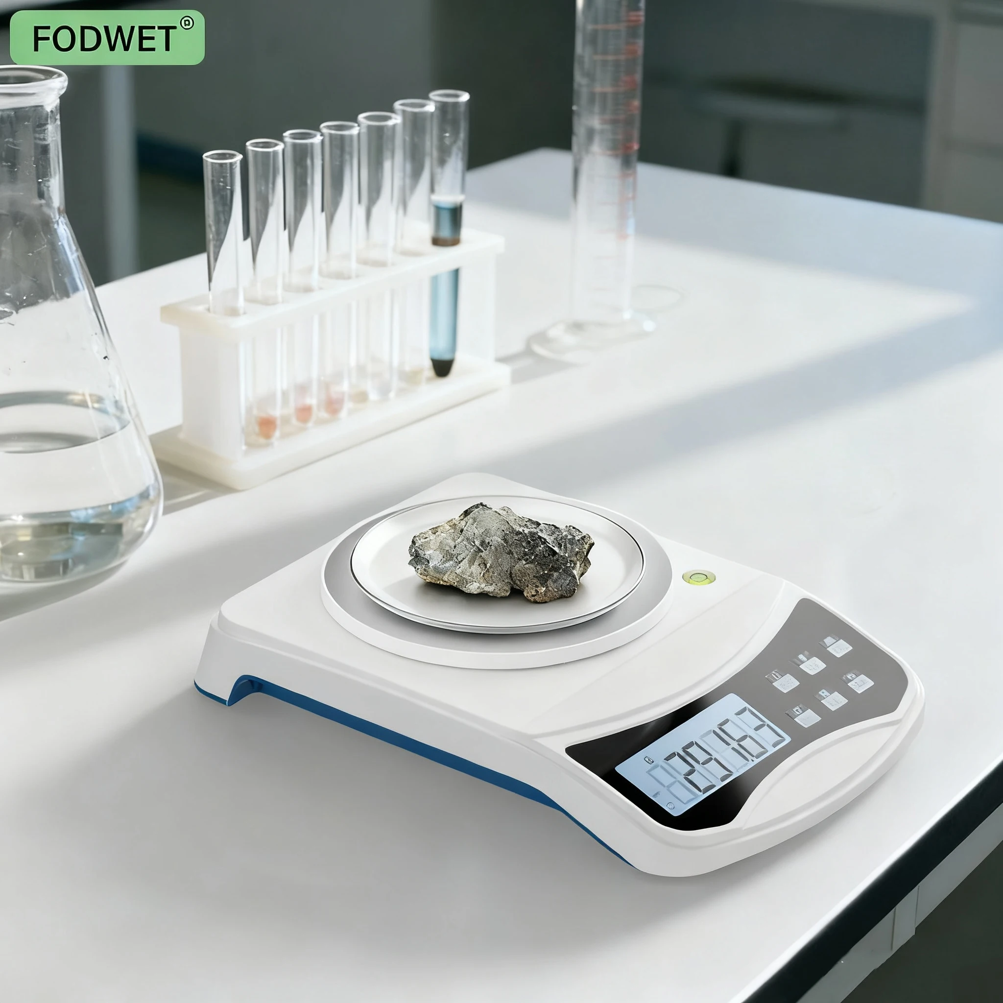 Precision 0.01g digital laboratory scale, 1000g/0.01g multifunctional high-precision electronic scale, comes with calibration weights, batteries not included