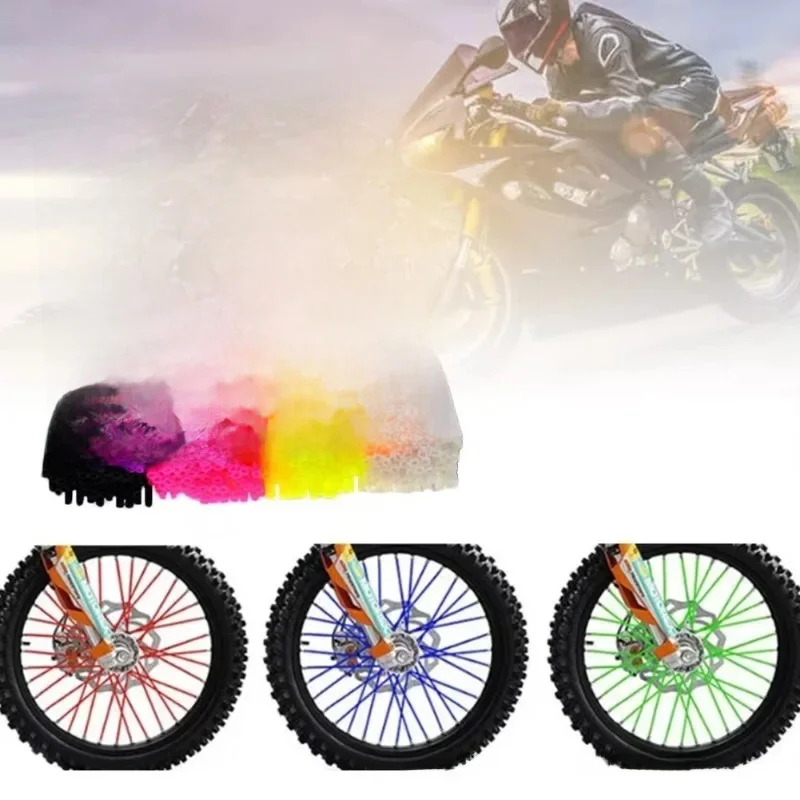 AliExpress 72Pcs Motorcycle Dirt Bike Spoke Skins Covers Wraps Wheel Rim Guard Protector