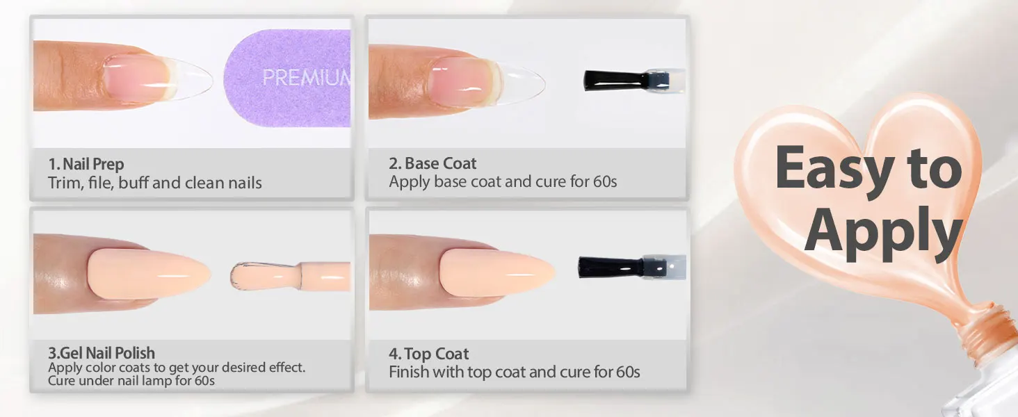 Makartt Pastel Gel Nagellack-Set, 6 Farben, 15 g, One N'Done, Rosa, Blau, Lila, Gelb, Grün, UV-Nagelkunst, Manikürezubehör – Detail 11