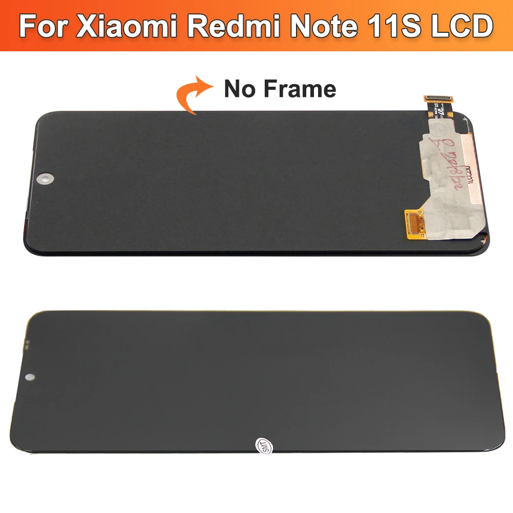 6.43\'\' AMOLED For Xiaomi Redmi Note 11S LCD 2201117SG, 2201117SI LCD Touch Screen Digitizer Assembly For Redmi Note11S 4G Screen