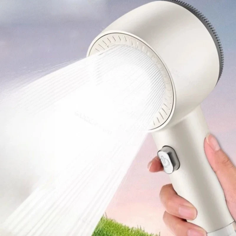 

Насадка для душа с фильтром, ручной усилитель для душа, большой выход воды, универсальный очиститель для ванной комнаты, домашний набор насадок для душа