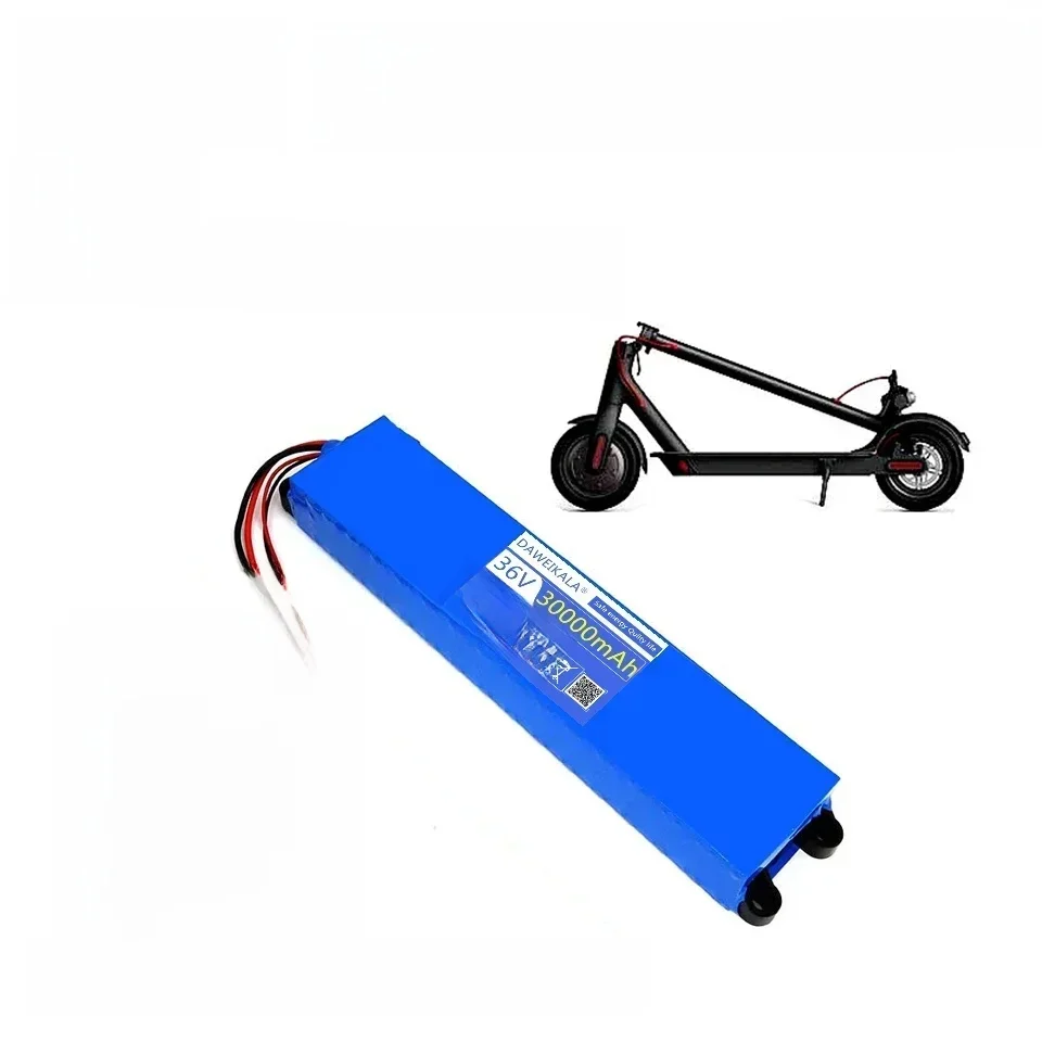 36 V 10S3P 30000 mAh 36 v Elektrische Scooter batterijen Pack 18650 Lithium voor Xiaomi Mijia M365 36 v Batterij Scooter - afbeelding 2