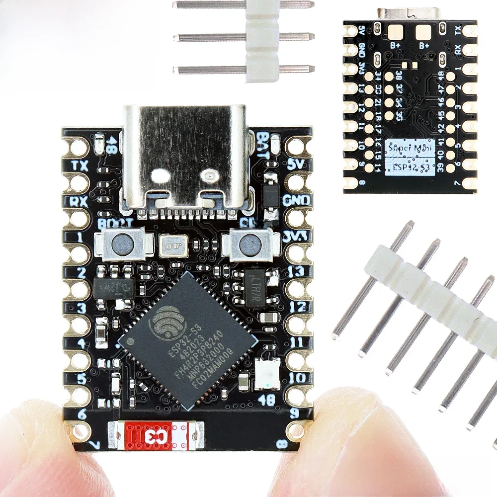ESP32-S3 Supermini Entwicklungsboard WiFi Bluetooth 5.0 Ultrakleine Größe ESP32 S3 ESP32-S3FH4R2 für IDE für Micropython