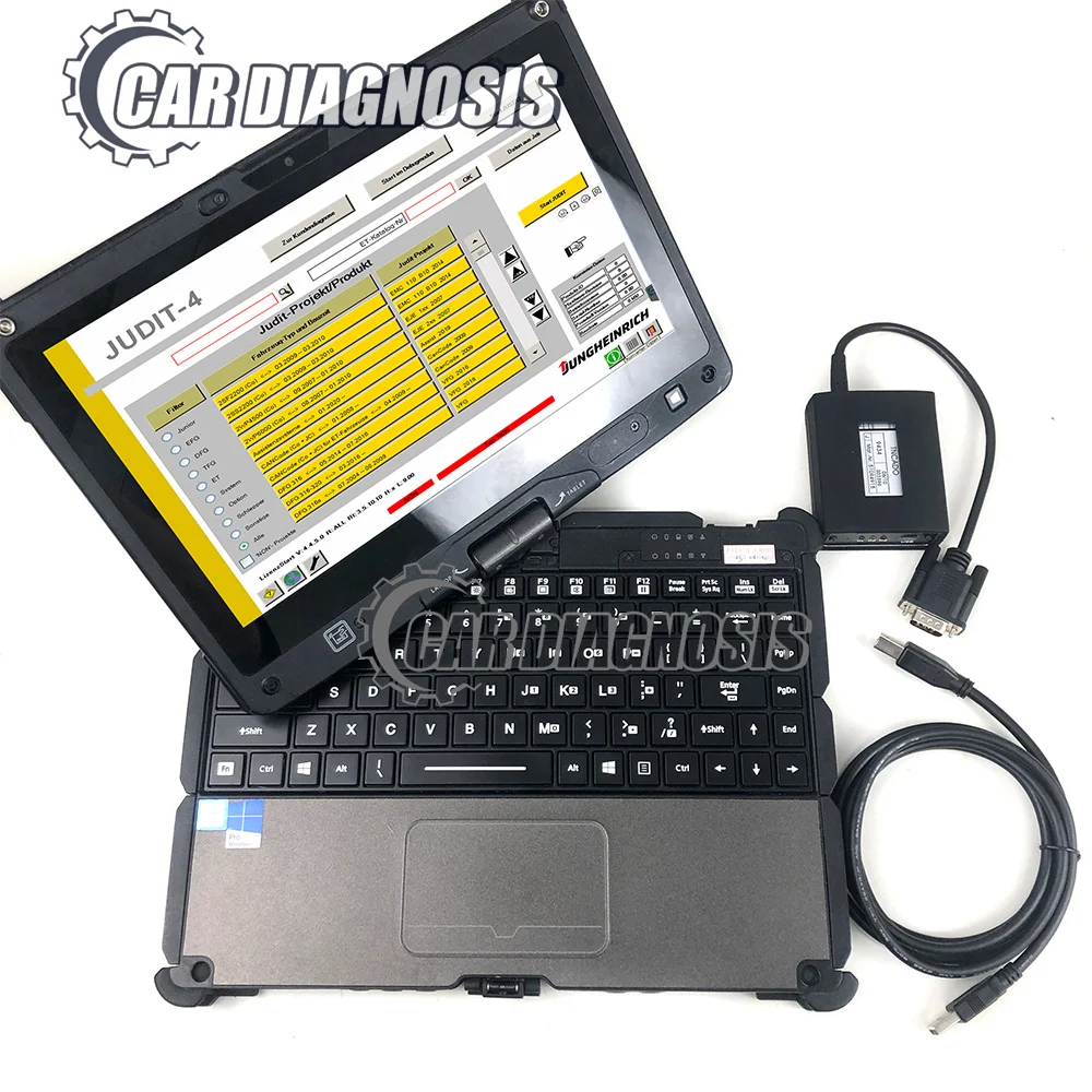 

Getac laptop for JUDIT Incado Interface for Jungheinrich 4 incado box JUDIT parameters forklift Truck Diagnostic tool