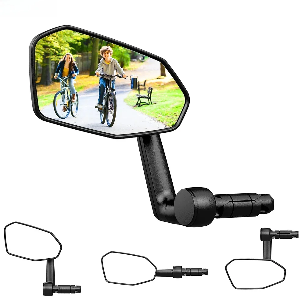AliExpress Easydo EasyDo Bicycle Mirror Rotatable Handlebar End Bike Rearview Mirror Durable Wide Angle Adjustable Reflector for MTB Road E Bike