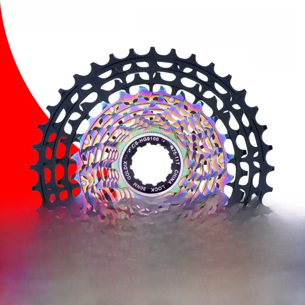 AliExpress GOLDIX Ultralight Road Bike Freewheel HG Structure 11/12Speed Aluminum Alloy Material CNC Hollow Gravel Bike Bicycle Cassette